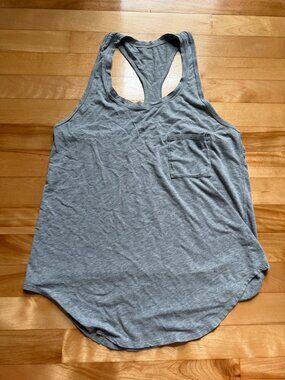 Lululemon sleeveless tank, size 4(?), gray